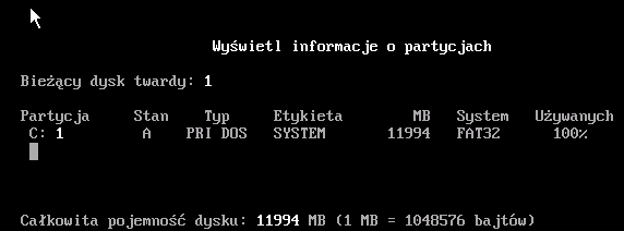 Partycjonowanie dysków - okno5