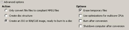 advancde options