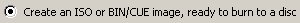 Create an ISO or BIN/CUE image, ready to burn to a disc