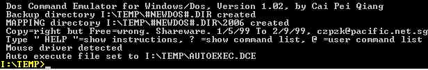 Dos Command Emulator